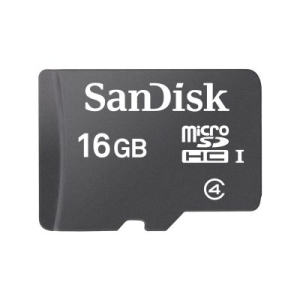 SANDISK 16GB MICROSDHC CLASS 4  CARD