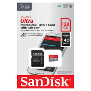 SanDisk 128GB 140MB/s Micro SD Ultra SDXC C10