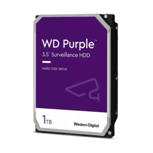 1TB Western Digital Purple 3.5″ Internal Surveillance Hard Disk Drive (HDD)