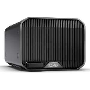 SanDisk Professional 24TB G-RAID Mirror External Hard Drive, RAID Redundancy, Thunderbolt 3, USB (10 Gbps), 7200 RPM Ultrastar Hard Drive, Up to 250 MB/s Read in RAID 1 - SDPHH2H-024T-NBAAD