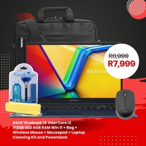 ASUS Vivobook 15 Core i3 Ultimate 7-in-1 Bundle