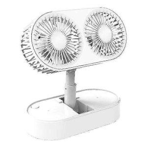 Y6 2 Head Rechargable Fan (Dw)